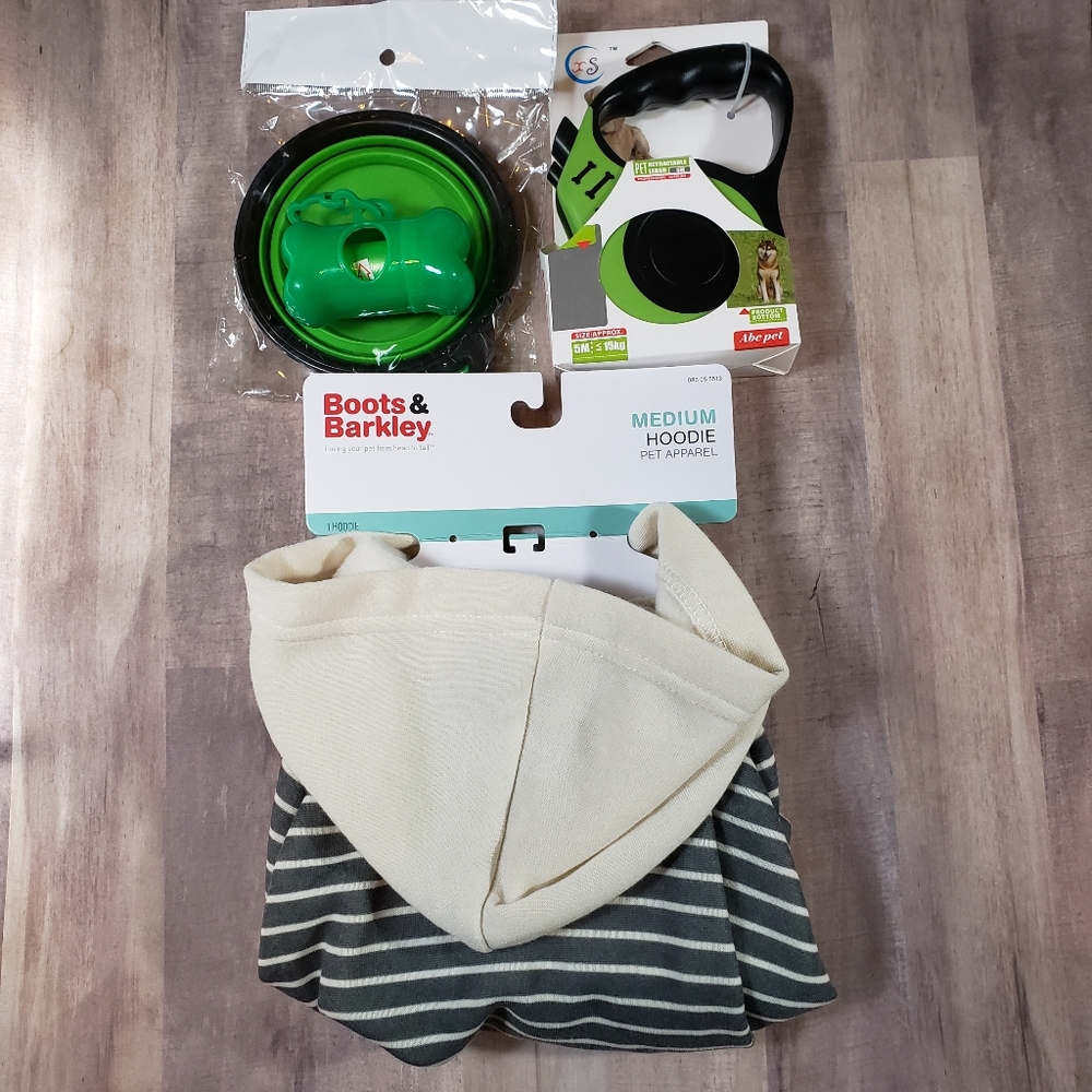 Boots & Barkly + Amazon Essentials Medium Doggie Bundle NEW